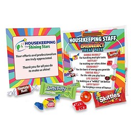 Housekeepers Emergency Treat Packs (25-Qty) International Housekeeping Appreciation Gifts