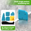 5 in 1 Caulking Tool Kit with Stainless Steel Head