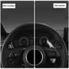 2pcs Steering Wheel Paddle Shifter Extension Aluminum Alloy Replacement for