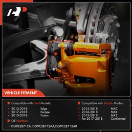 A-Premium Right Passenger Electronic Parking Brake Actuator Motor Compatible with Ford and Lincoln Models - Edge 2015-2018, Escape 2017-2018, Fusion 2013-2018, Continental 2017-2018, MKZ, MKX, MKC