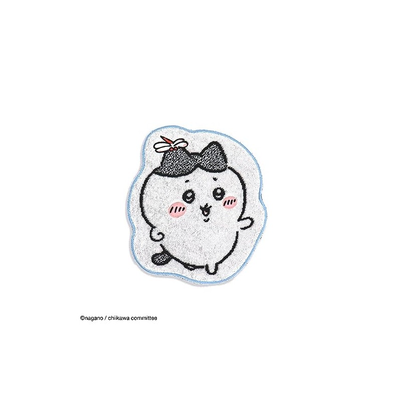 Chiikawa 41-1200120 Die-Cut Towel Handkerchief, Blue, Cut, Packaged, Cute, Approx.