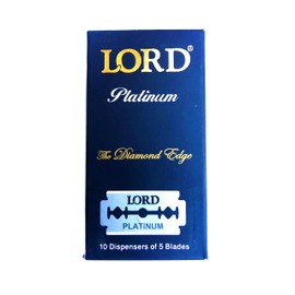 50 cuchillas de afeitar de doble filo New Lord Platinum
