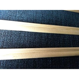 Unbranded Lot 12 Pieces Dollhouse Miniatures Trim Molding 2nd's 3/8"  by 24"