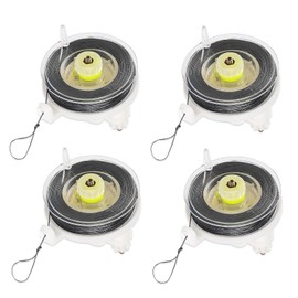 Kevlar Trip Wire Alarm Device with Reusable Reel - 85ft of 12 Gauge Perimeter Defense with Silicon Coated Cord Line - Camping Perimeter Alarm and Early Warning Security Trip Alarm