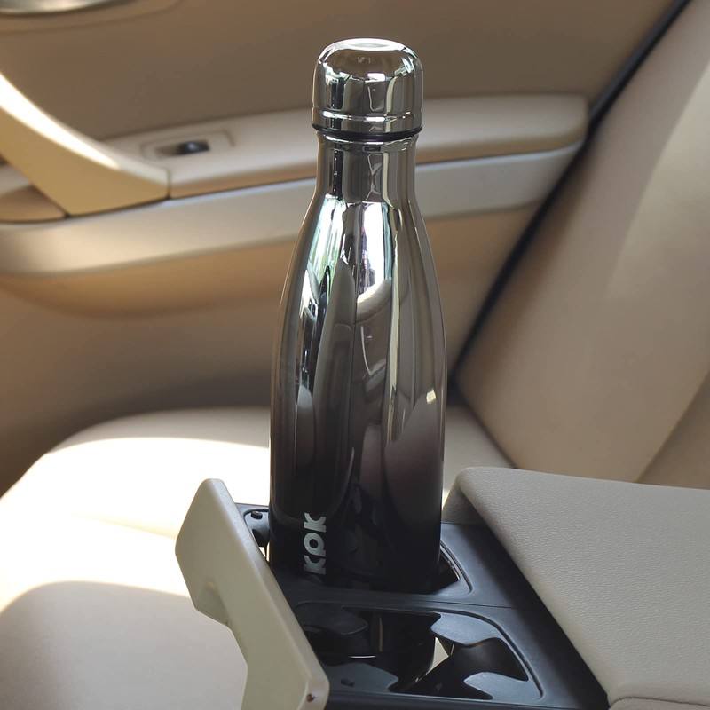 BJPKPK Insulated Water Bottle 17oz Stainless Steel Water Bottles Metal