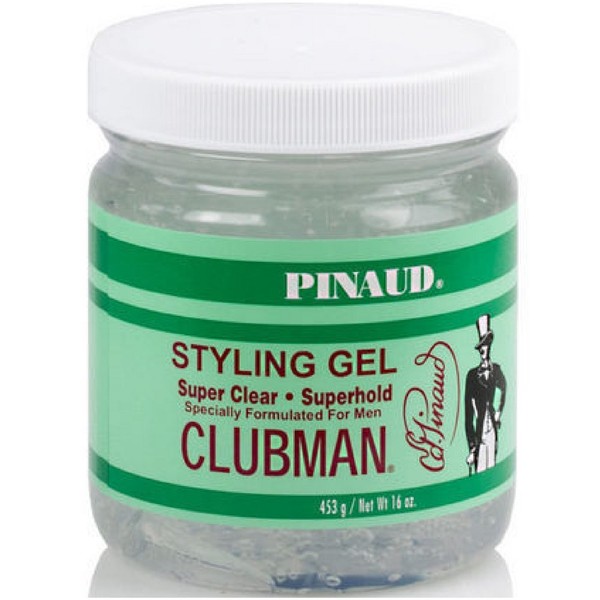 Clubman Pinaud Super Clear Styling Gel Super Hold, 16 oz (Pack of 3)