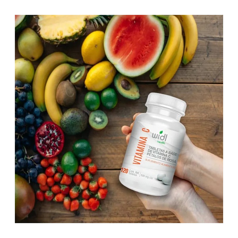 Vitamina Suplemento 120 Tabletas Widl Health Sabor