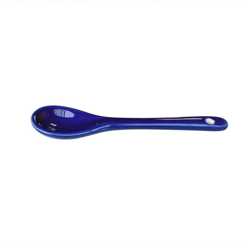Xmomx 6 pcs Porcelain Egg Spoons Tea Spoon Ceramic Spoons