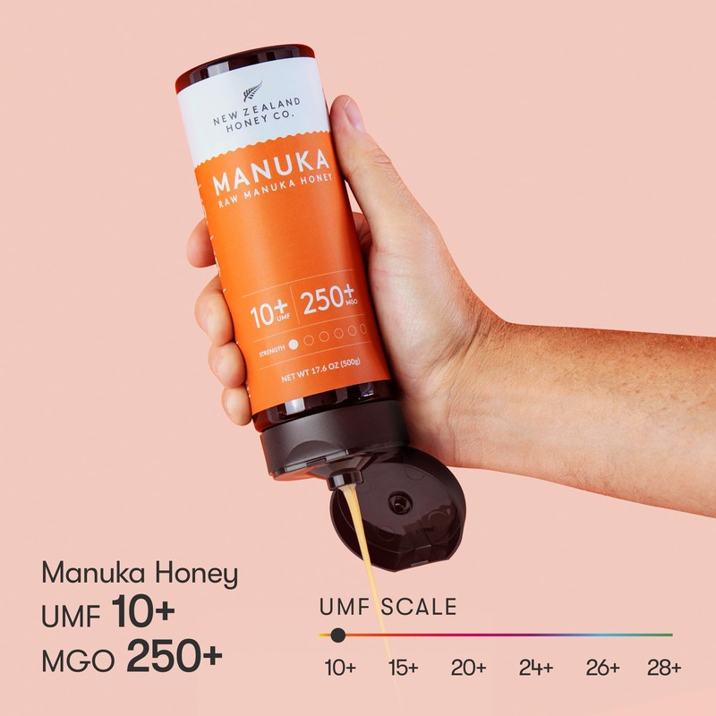 New Zealand Honey Co. Pure Manuka Honey Squeeze Bottle UMF