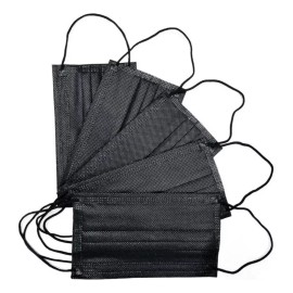 Medical Supplies Mexico Cubrebocas Tapabocas Tricapa Termosellado Ttp 1000 Piezas Color Negro