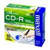 maxell CDR700S.WWH.S1P10S CD-R 700MB 48X Compatible with 48x White Labels
