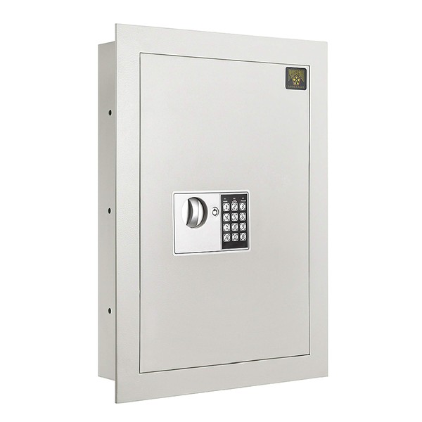 In-Wall Safe with Electronic Keypad and 2 Manual Override Keys