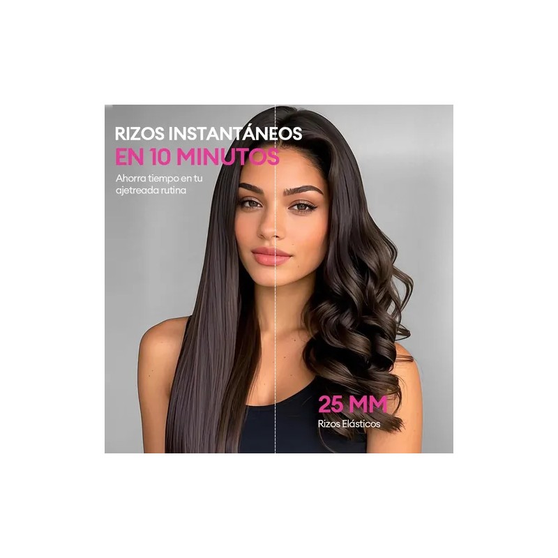 Rizadora Para Cabello Automático Cerámica 25mm 110v-240v