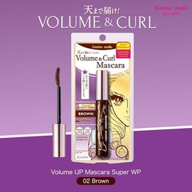 Heroine Make- HEROINE MAKE by KISSME Volume UP Mascara Super Waterproof WP 02 Brown | con Ultra Volumizing para Ev