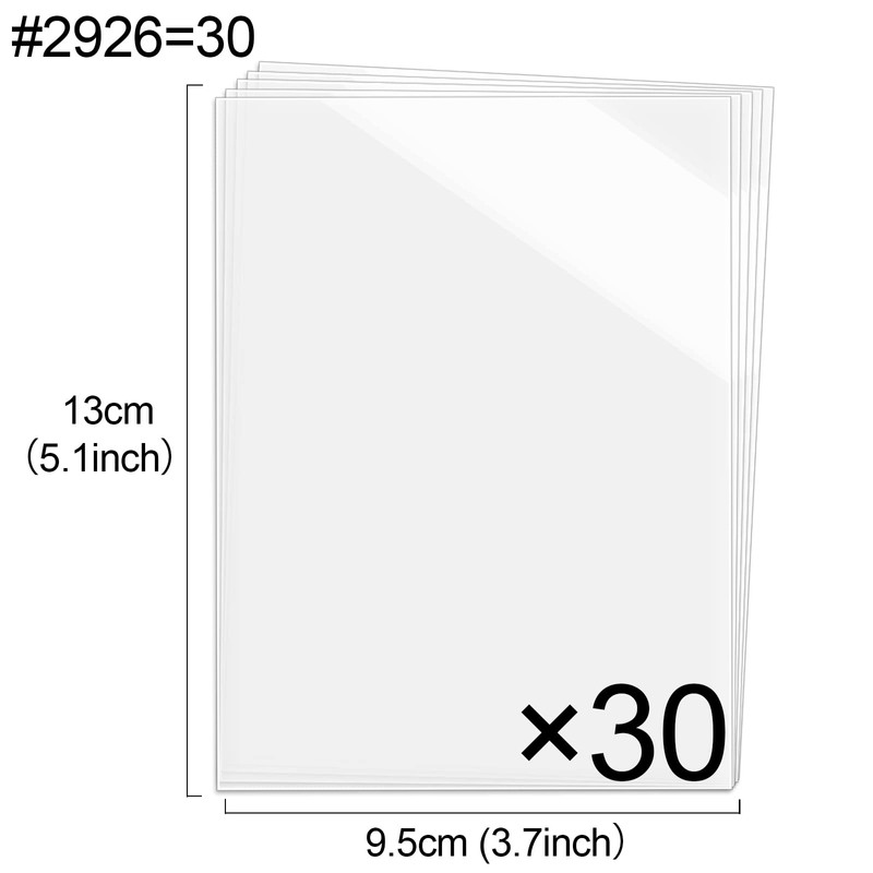 FUNSHOWCASE PP Sheet Set of 30, 5.1 x 3.7 inches