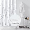 Punkray Ombre Grey Shower Curtain for Bathroom with Hooks Shower