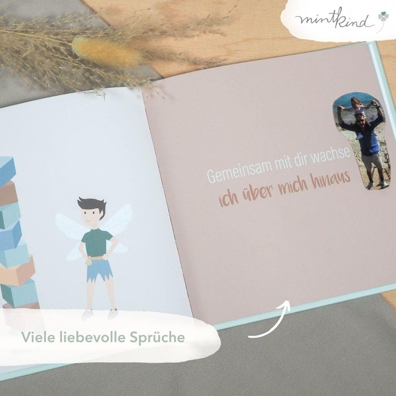 mintkind® "Lieber Onkel, Du bist toll" Gift Book I Picture