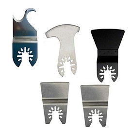 MTP Tm 5 Scraper Knife Blade Stainless Steel Oscillating Multi Tool Saw Bladec compatible Fein Multimaster Bosch Multi-x Craftsman Nextec Multi-max Ridgid Chicago Proformax Blades