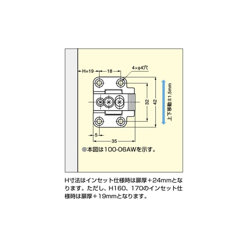 sugatune工業 Lamp Mark 100 Series Mounting Plate 100 – 06aw