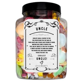 Uncle's Sweet Jar Blue Raspberry Bon Bons