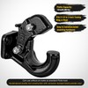 Nilight Pintle Hook Hitch with Mounting Kit 30,000 lbs, Fits