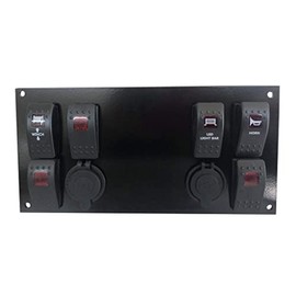 PBR PRODUCTS Compatible with Honda Pioneer 700 Switch Plate/dash panel Winch, Horn, Light bar, USB and Cig