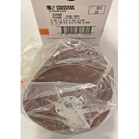 ARC Abrasives Standard Abrasives 5" Extra Resin Fiber Discs A/O Quick Change 100 Grit 25 Pack