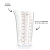 Lacor - 67075 - Basic-Messbecher, Behälter mit Maßen, Flüssigkeitsmesser, Kunststoff,