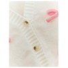 SHENHE Girl's Bow Button Down Knitted Cardigan V Neck Loose