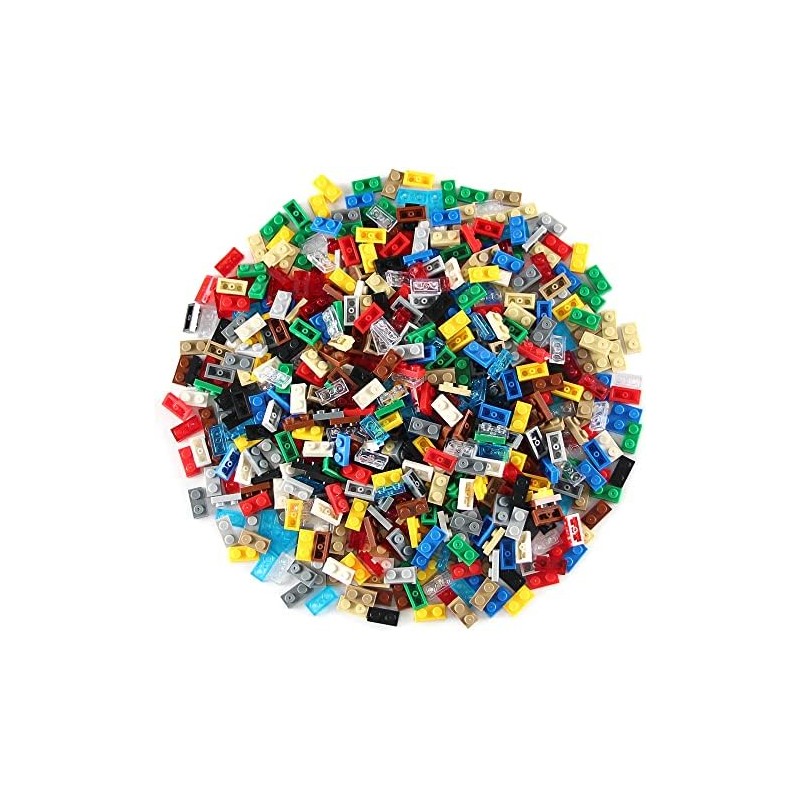 Basic Parts - Juego de 700 bloques de azulejos de