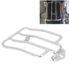Qiilu Motorcycle Rear Pannier Rack Mount Fits XL883/1200 X48 (Silver),