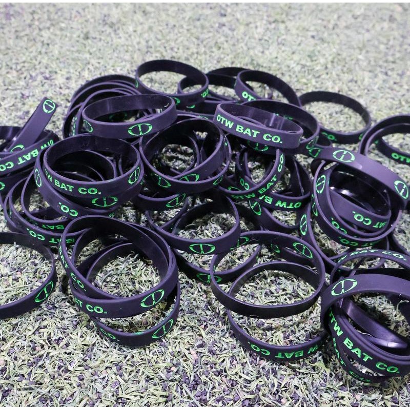 OTW BAT CO. Rubber Wrist Band Water-Resistant Comfortable Unisex -