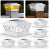 SIEDiNLAR Solar Post Lights Outdoor 12 LEDs 4 Modes Post