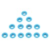500Pcs Eyelet Grommet Round Edge Color Fine Workmanship Good Toughness
