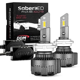 DDM Tuning Saber 55W ProX Accu/V2 LED Kit, 12500LM, 6000K, Pair,--FBA (D1 / D2 / D3 / D4)