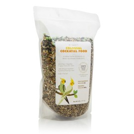 Dr. Harvey's Colossal Cockatiel Blend, All Natural Daily Food for Cockatiels (4 pounds)