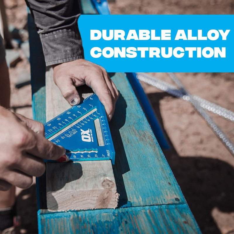 OX Tools Pro Aluminium Rafters Square Metric - 300mm