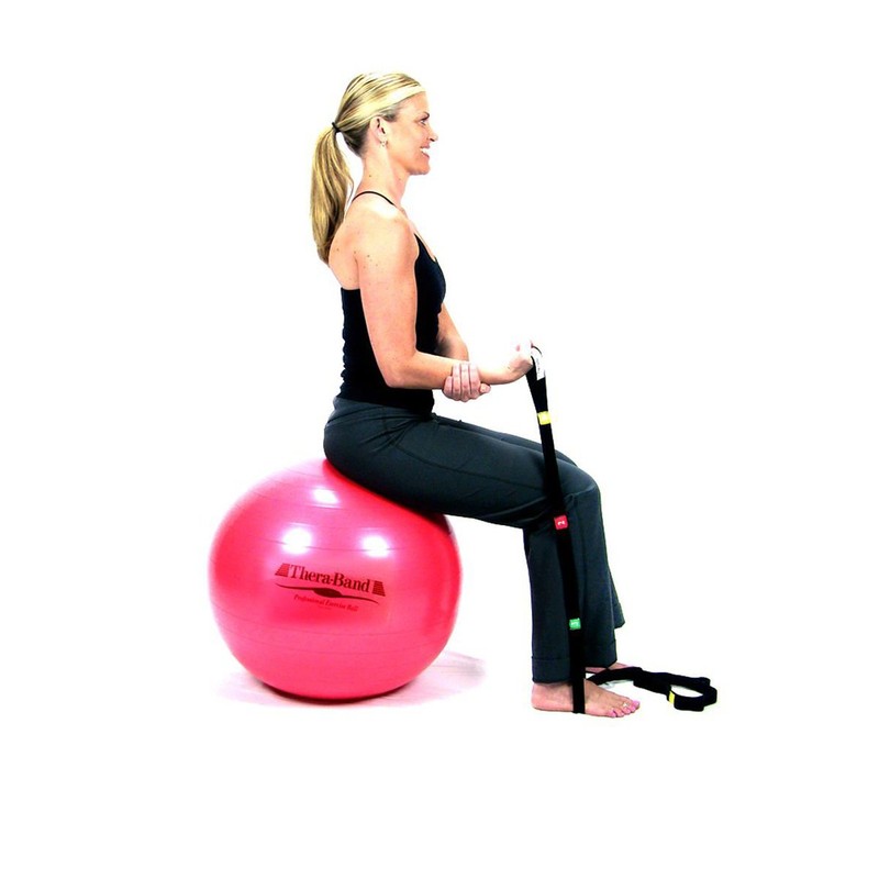 TheraBand Widerstandstrainer Stretching Band Schwarz, OneSize