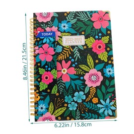 Operitacx Planning Book Weeding Planner Academic Wedding Planner Calendar Planner Bookmarks Planners Agenda Bride Book Daily Appointment Book Wedding Binder The Teacher Guest Colorful Paper