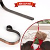 4 Pcs Christmas Stocking Holders for Mantle, Metal Stand Stocking