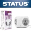 Status 3 Way 1.4 Metre Cube Extension Socket With 3