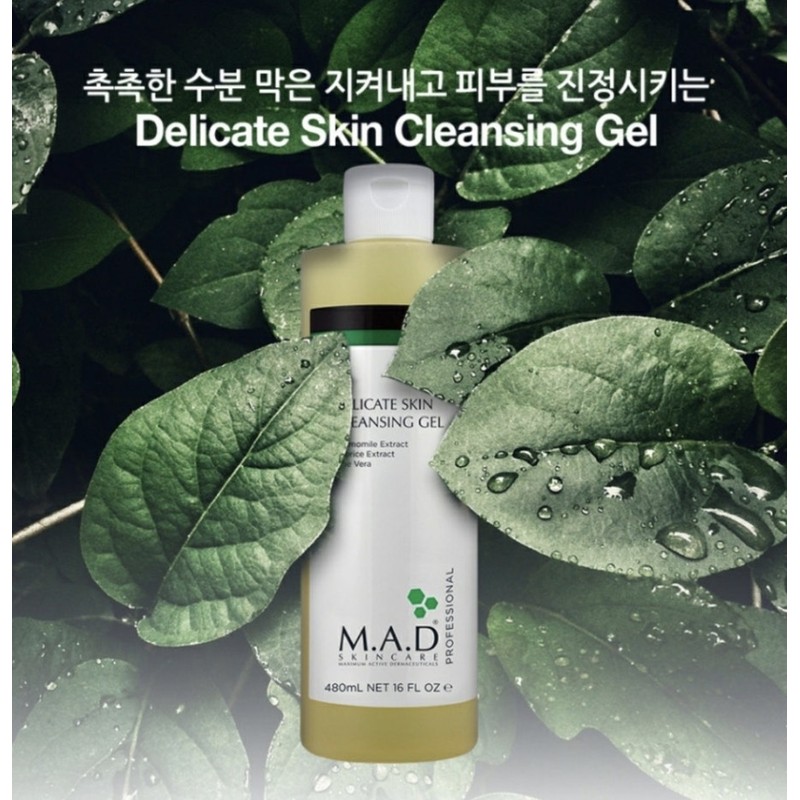 Mad Skincare Delicate Skin Cleansing Gel 480ml Mildly acidic redness