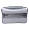 ZOONAI Clear PVC Cosmetic Travel Toiletry Bag Cosmetic Makeup Pouch