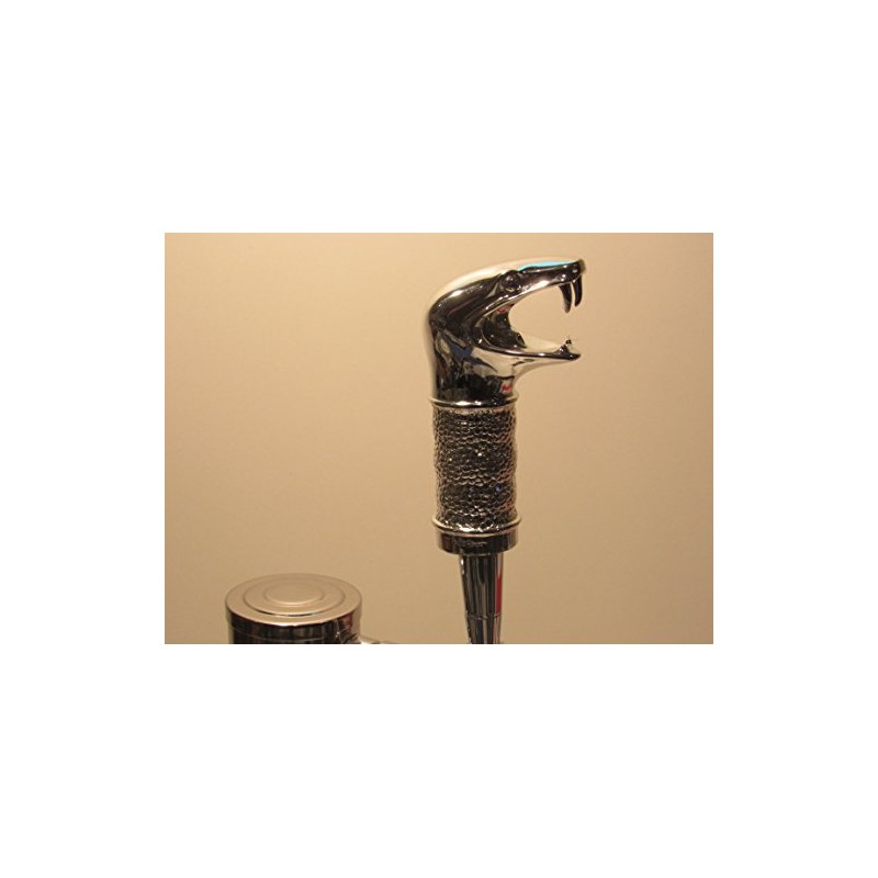 Chrome Viper Beer Tap Handle Sports Bar Kegerator Resin Breweriana