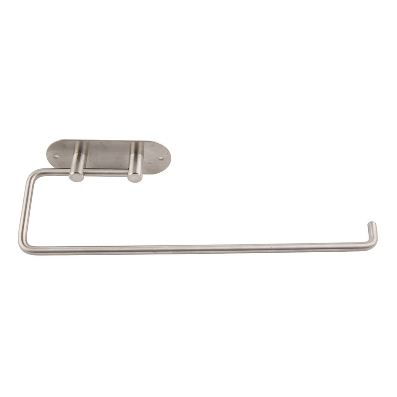 Adhesive 304 Stainless Steel Tissue Storage Rack Home Kitchen Roll