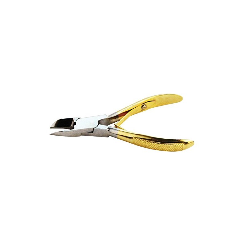 SE Half Gold Double Spring Toenail Pliers, 4-1/2" - SP31DHG