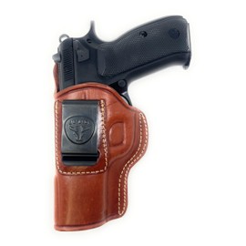 Cardini Leather Premium IWB Leather Holster | Fits Ruger SR45, Colt 1911 4", Beretta PX4 Storm Holster, CZ 75 Holster, S&W 1911 SC/E-Series, Kimber 1911 Holster, Taurus 380 PT 58 S Holster