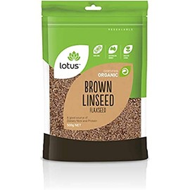 Lotus Brown Organic Linseed Flaxseed 500 g, 500 g