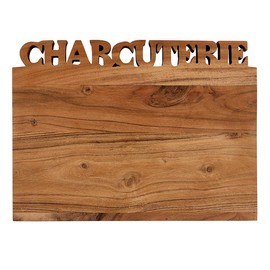 Santa Barbara Design Studio Cutting Boards and Serving Trays Carved Word Charcuterie Board, Medium, Charcuterie