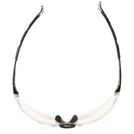 Honeywell A800 Sporty Safety Glasses, Grey Temples/I/O Silver Hard-Coat Lens, Anti-Scratch Coating, Polycarbonate Temple Material, 1015350 (1 Piece)